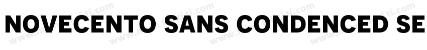 novecento sans condenced semibold字体转换